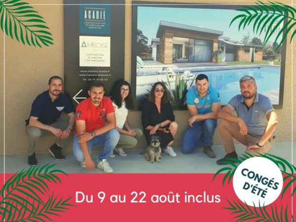 ACADIE - Congés d'été - Juillet 2021