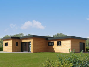 Réalisation - Fabrication maison ossature bois plain pied ou à étage - Maisons Acadie (10)