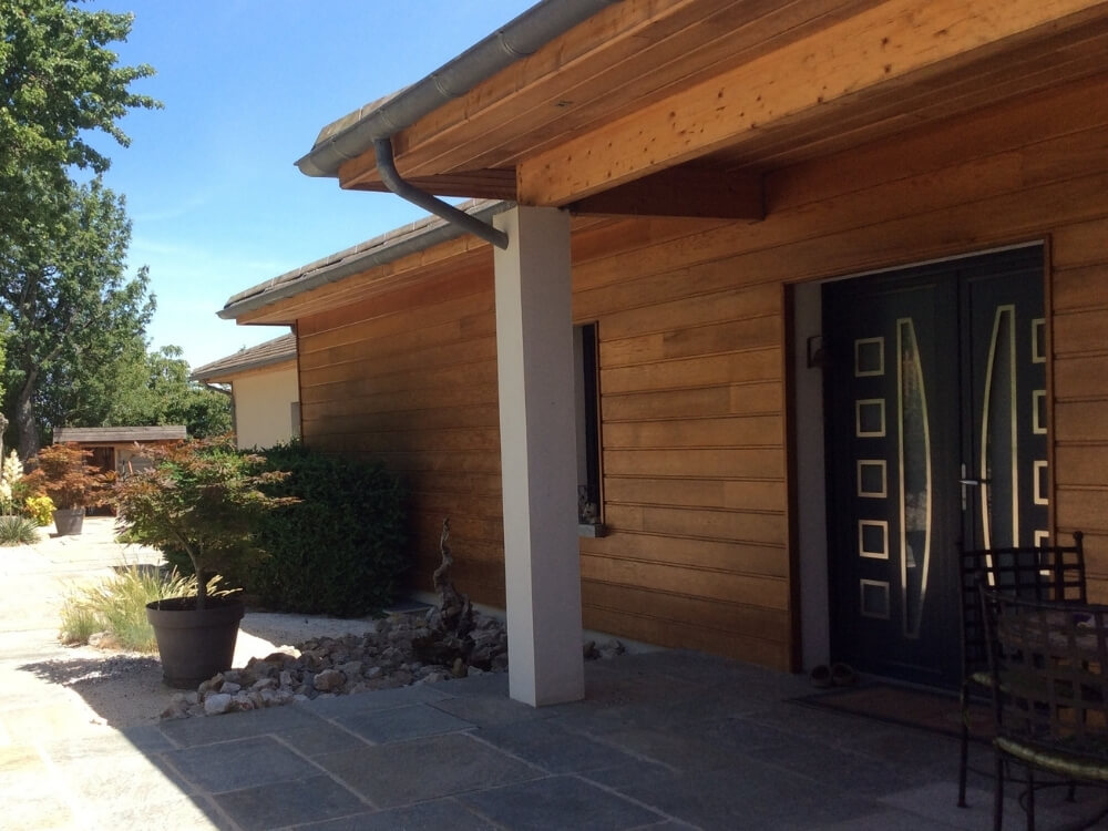 Belle réalisation & fabrication maison ossature bois plain pied - Maisons Acadie (13)