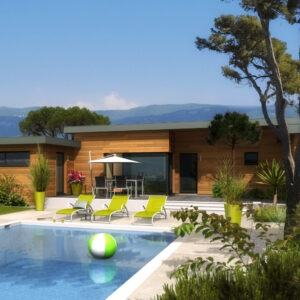 Réalisation - Fabrication maison ossature bois plain pied ou à étage - Maisons Acadie (4)