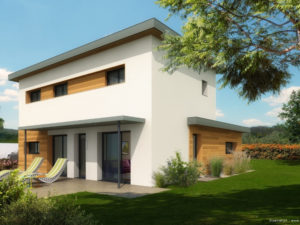 Réalisation - Fabrication maison ossature bois plain pied ou à étage - Maisons Acadie (6)
