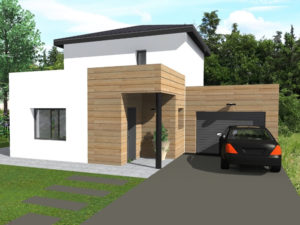 Réalisation - fabrication maison ossature bois plain pied ou à étage - Maisons Acadie (9)