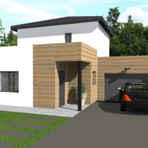 Réalisation - fabrication maison ossature bois plain pied ou à étage - Maisons Acadie (9)