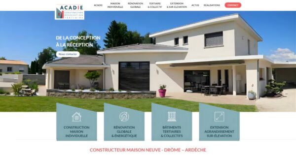 ACADIE - Constructeur MAISON NEUVE - Drôme - Ardèche - OG