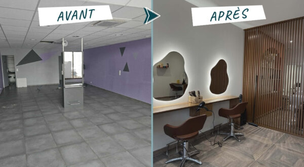 ACADIE-entreprise renovation batiment-salon de coiffure