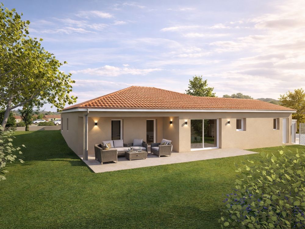 projet de maison individuelle à romans RE2020, accès PMR.